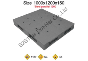พาเลทพลาสติก 1000 x 1200 x 150 mm