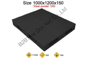 พาเลทพลาสติก 1000 x 1200 x 150 mm