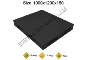 พาเลทพลาสติก 1000 x 1200 x 150 mm