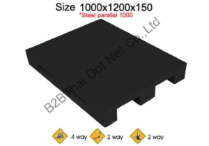 พาเลทพลาสติก 1000 x 1200 x 150 mm
