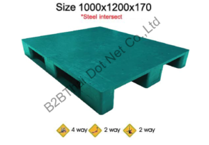พาเลทพลาสติก 1000 x 1200 x 170 mm
