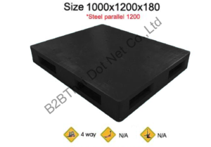 พาเลทพลาสติก 1000 x 1200 x 180 mm