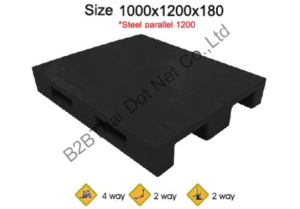พาเลทพลาสติก 1000 x 1200 x 180 mm