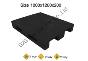 พาเลทพลาสติก 1000 x 1200 x 200 mm