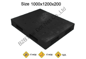พาเลทพลาสติก 1000 x 1200 x 200 mm