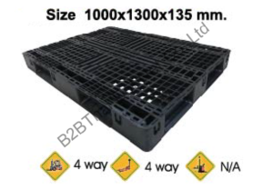 พาเลทพลาสติก 1000 x 1300 x 135 mm