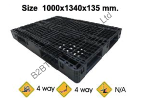 พาเลทพลาสติก 1000 x 1340 x 135 mm