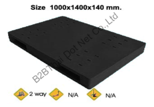 พาเลทพลาสติก 1000 x 1400 x 140 mm