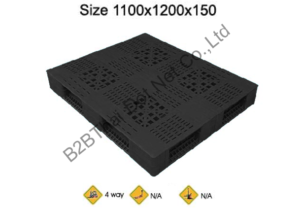 พาเลทพลาสติก 1100 x 1200 x 150 mm