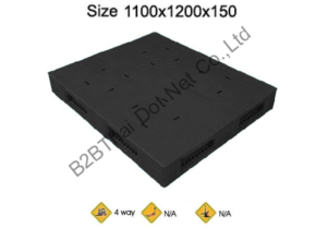 พาเลทพลาสติก 1100 x 1200 x 150 mm
