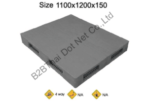 พาเลทพลาสติก 1100 x 1200 x 150 mm
