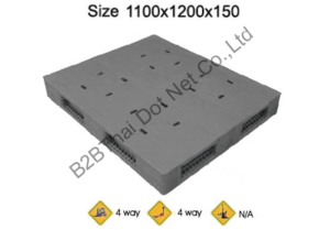 พาเลทพลาสติก 1100 x 1200 x 150 mm