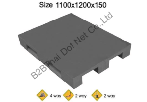 พาเลทพลาสติก 1100 x 1200 x 150 mm