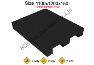 พาเลทพลาสติก 1100 x 1200 x 150 mm