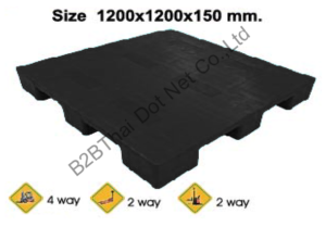พาเลทพลาสติก 1200 x 1200 x 150 mm