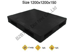 พาเลทพลาสติก 1200 x 1200 x 150 mm