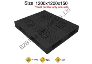 พาเลทพลาสติก 1200 x 1200 x 150 mm