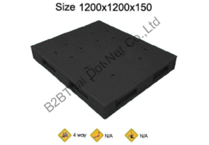 พาเลทพลาสติก 1200 x 1200 x 150 mm