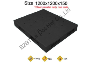 พาเลทพลาสติก 1200 x 1200 x 150 mm