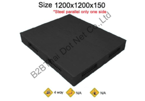 พาเลทพลาสติก 1200 x 1200 x 150 mm