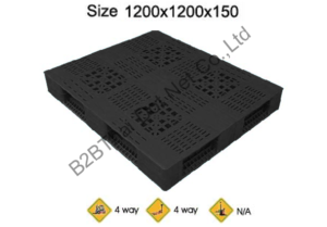 พาเลทพลาสติก 1200 x 1200 x 150 mm