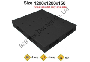 พาเลทพลาสติก 1200 x 1200 x 150 mm