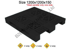 พาเลทพลาสติก 1200 x 1200 x 150 mm
