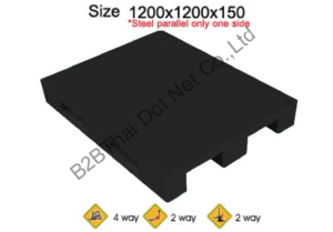 พาเลทพลาสติก 1200 x 1200 x 150 mm