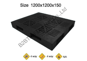 พาเลทพลาสติก 1200 x 1200 x 150 mm