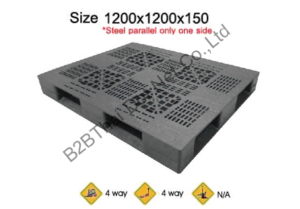 พาเลทพลาสติก 1200 x 1200 x 150 mm