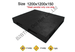 พาเลทพลาสติก 1200 x 1200 x 150 mm