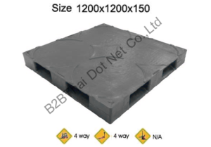 พาเลทพลาสติก 1200 x 1200 x 150 mm