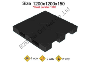 พาเลทพลาสติก 1200 x 1200 x 150 mm