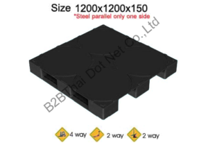 พาเลทพลาสติก 1200 x 1200 x 150 mm