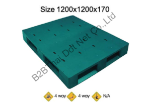 พาเลทพลาสติก 1200 x 1200 x 170 mm