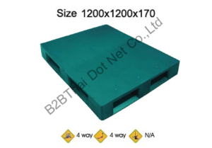 พาเลทพลาสติก 1200 x 1200 x 170 mm