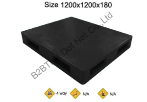 พาเลทพลาสติก 1200 x 1200 x 180 mm