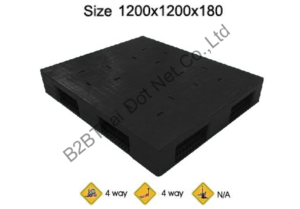 พาเลทพลาสติก 1200 x 1200 x 180 mm