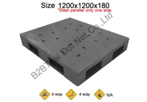 พาเลทพลาสติก 1200 x 1200 x 180 mm