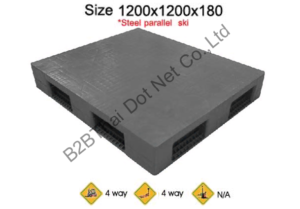 พาเลทพลาสติก 1200 x 1200 x 180 mm