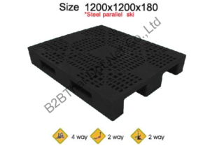 พาเลทพลาสติก 1200 x 1200 x 180 mm