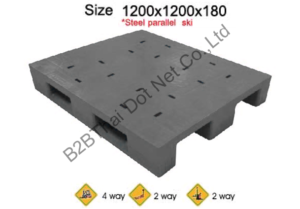 พาเลทพลาสติก 1200 x 1200 x 180 mm