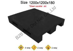 พาเลทพลาสติก 1200 x 1200 x 180 mm