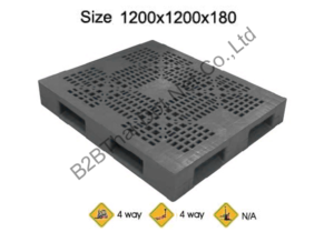 พาเลทพลาสติก 1200 x 1200 x 180 mm