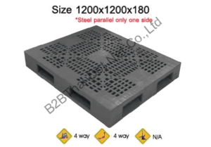 พาเลทพลาสติก 1200 x 1200 x 180 mm