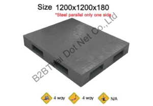 พาเลทพลาสติก 1200 x 1200 x 180 mm