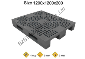 พาเลทพลาสติก 1200 x 1200 x 200 mm