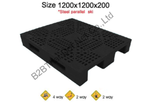 พาเลทพลาสติก 1200 x 1200 x 200 mm