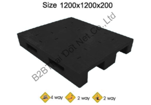 พาเลทพลาสติก 1200 x 1200 x 200 mm