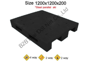 พาเลทพลาสติก 1200 x 1200 x 200 mm